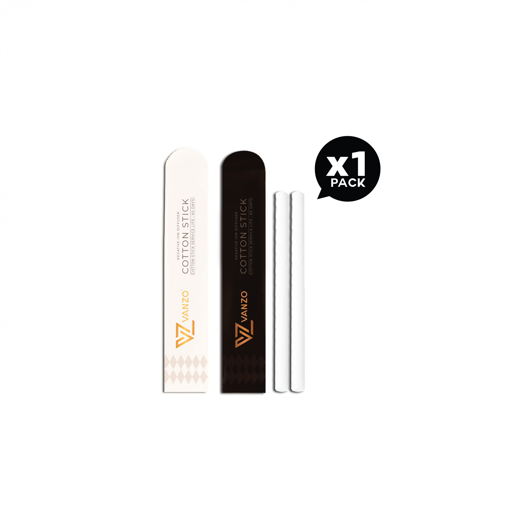 DIFFUSER REPLACEMENT FILTER COTTON STICKS REFILL PACK HOME FRAGRANCE (2 STICKS/PACK)